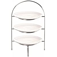 Los mejores  - Soporte para platos para el té de la tarde- para platos de hasta 210 mm- soporte de 380 mm de altura